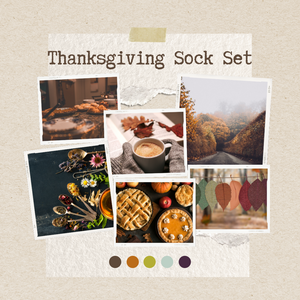 Thanksgiving Sock Set (RTS)